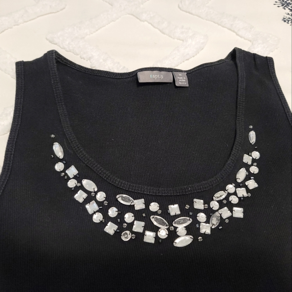 APT. 9 Tank Top with Embellishments